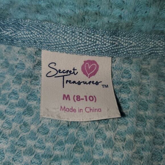 Secret treasure medium womens long sleeve  top. waffle knit textured fabric. - Picture 6 of 8
